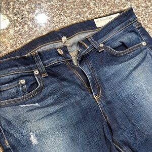 Rag & Bone Women’s High Rise Skinny Blue Jeans